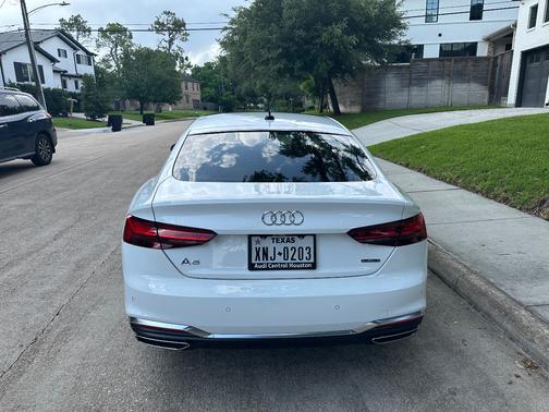 White 2023 Audi A5 45 S line Premium Plus