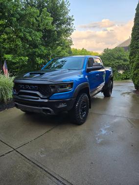 Blue 2021 RAM 1500 TRX