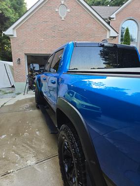 Blue 2021 RAM 1500 TRX