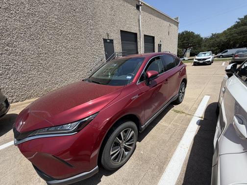 Red 2021 Toyota Venza LE