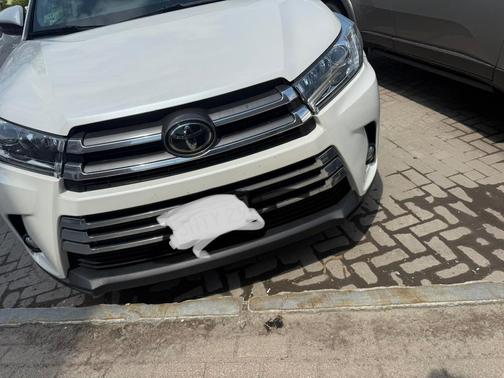White 2018 Toyota Highlander Limited Platinum