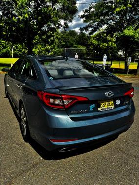 Blue 2017 Hyundai SONATA Sport