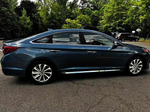 Blue 2017 Hyundai SONATA Sport