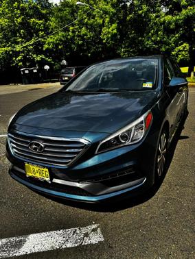Blue 2017 Hyundai SONATA Sport