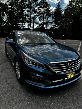 Blue 2017 Hyundai SONATA Sport