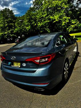 Blue 2017 Hyundai SONATA Sport