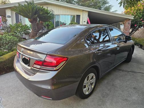 Gray 2013 Honda Civic LX