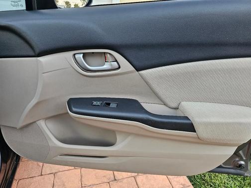 Gray 2013 Honda Civic LX