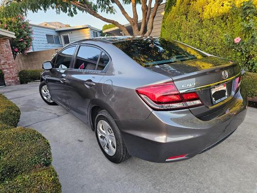 Gray 2013 Honda Civic LX