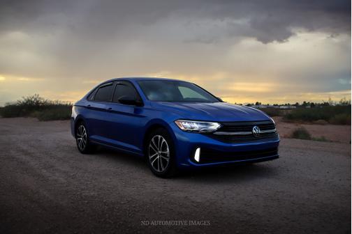 Blue 2024 Volkswagen Jetta 1.5T Sport