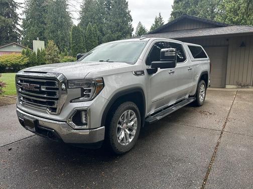 Silver 2021 GMC Sierra 1500 SLT