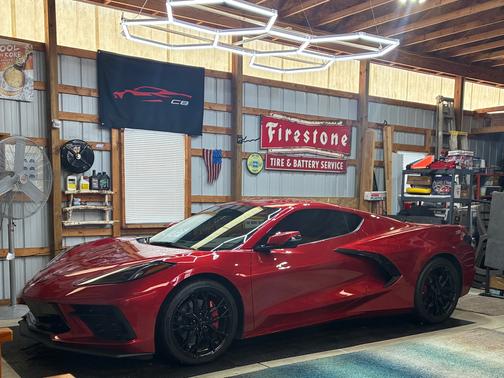 Red 2025 Chevrolet Corvette Stingray w/1LT