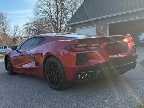 Red 2025 Chevrolet Corvette Stingray w/1LT