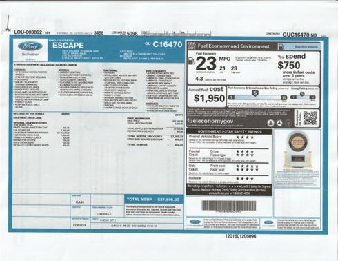 2016 Ford Escape Titanium