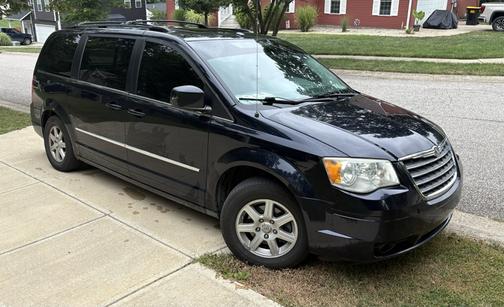 Blue 2010 Chrysler Town & Country Touring