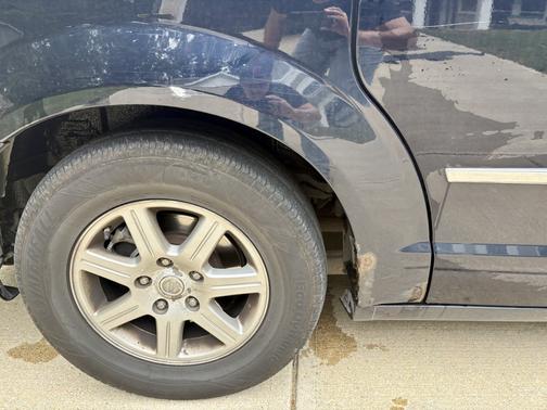 Blue 2010 Chrysler Town & Country Touring