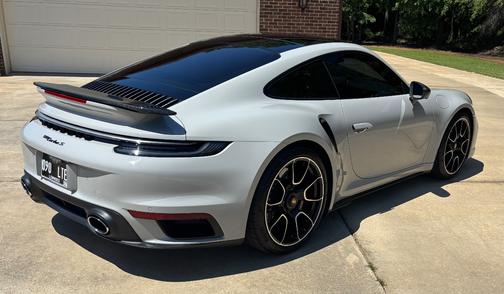 Gray 2021 Porsche 911 911 Turbo S