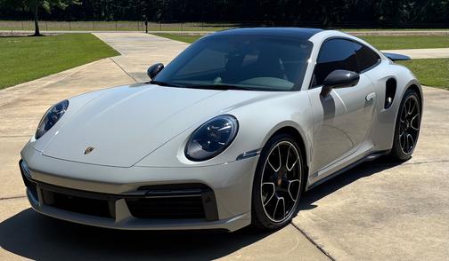 Gray 2021 Porsche 911 911 Turbo S