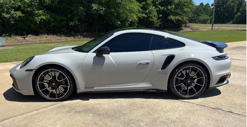Gray 2021 Porsche 911 911 Turbo S