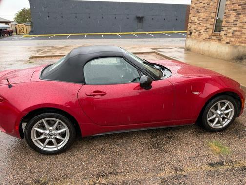 Red 2017 Mazda MX-5 Miata Sport