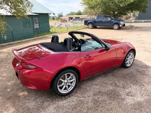 Red 2017 Mazda MX-5 Miata Sport