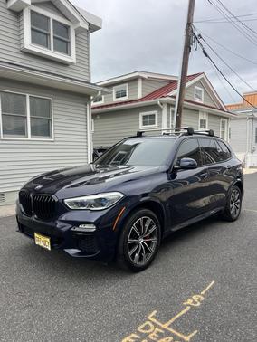 Blue 2021 BMW X5 M50i