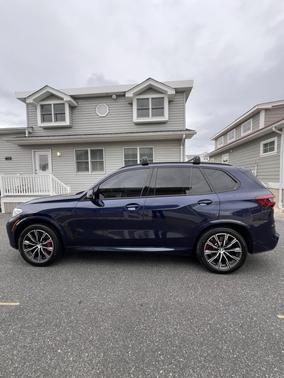 Blue 2021 BMW X5 M50i