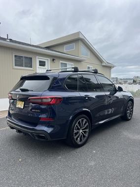 Blue 2021 BMW X5 M50i