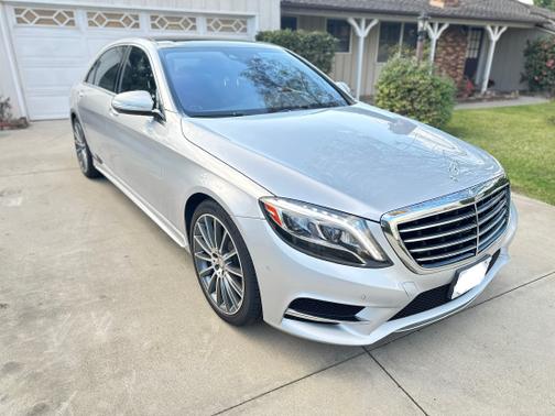 Silver 2015 Mercedes-Benz S-Class S 550