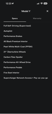 White 2024 Tesla Model Y Performance