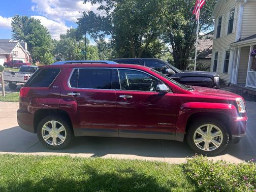 Red 2016 GMC Terrain SLT