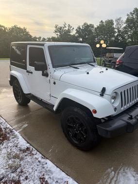White 2015 Jeep Wrangler Willys Wheeler