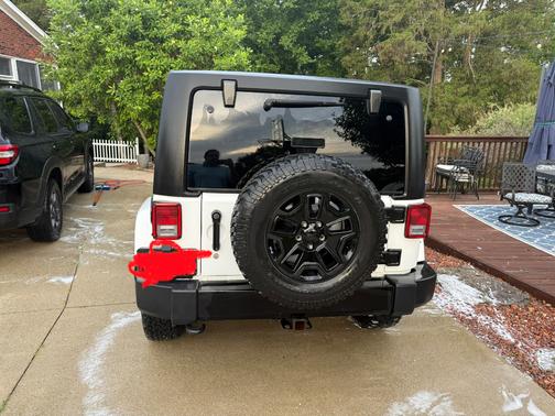 White 2015 Jeep Wrangler Willys Wheeler