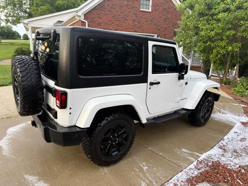 White 2015 Jeep Wrangler Willys Wheeler