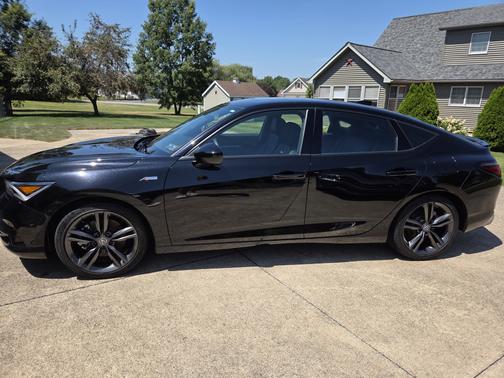 Black 2025 Acura Integra w/A-Spec Package