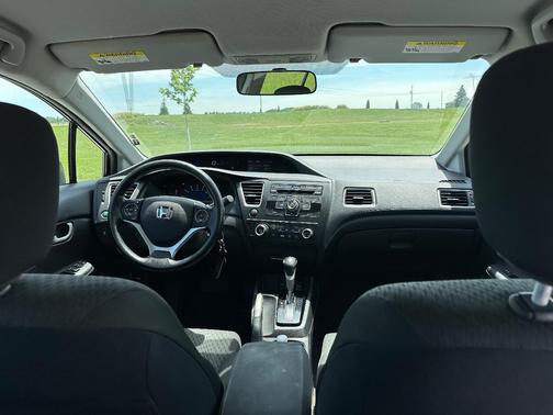 Black 2014 Honda Civic LX