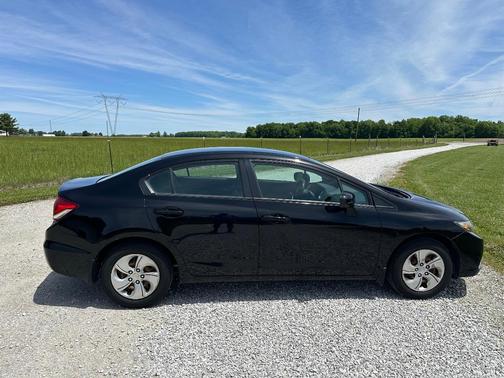 Black 2014 Honda Civic LX