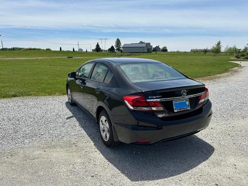 Black 2014 Honda Civic LX