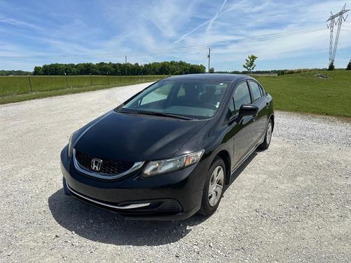 Black 2014 Honda Civic LX