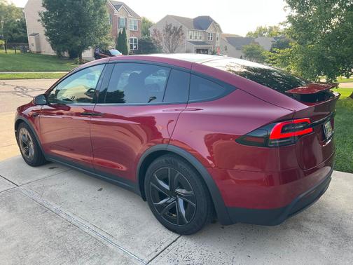 Red 2026 Tesla Model X AWD