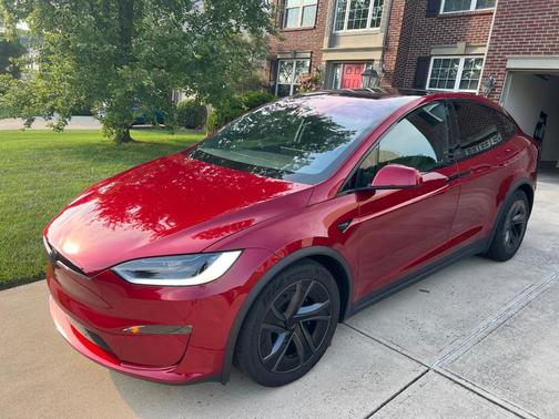 Red 2026 Tesla Model X AWD