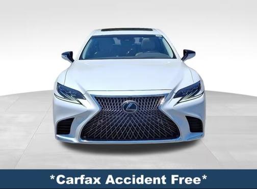 White 2018 Lexus LS 500 Base