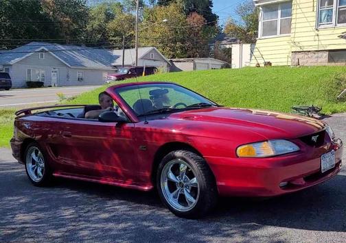 Red 1994 Ford Mustang GT