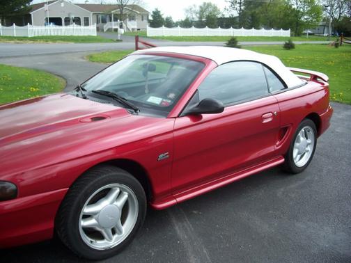 Red 1994 Ford Mustang GT
