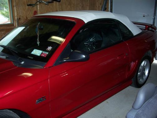 Red 1994 Ford Mustang GT