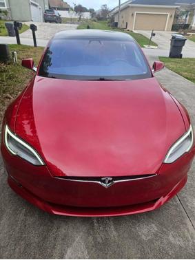 Red 2018 Tesla Model S 75D