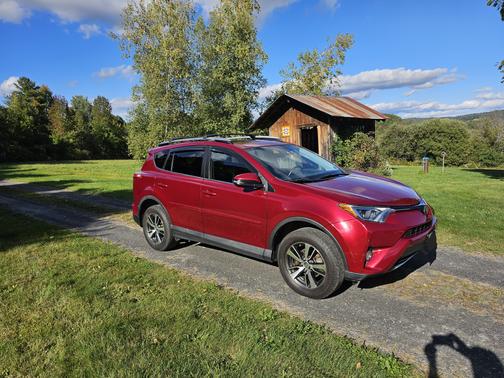 Red 2018 Toyota RAV4 Adventure