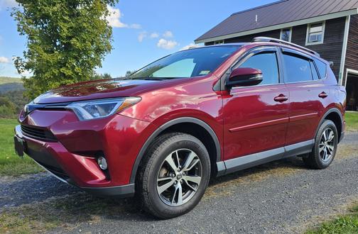 Red 2018 Toyota RAV4 Adventure