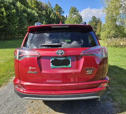 Red 2018 Toyota RAV4 Adventure