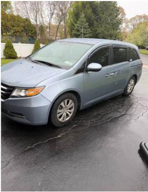 Blue 2014 Honda Odyssey EX